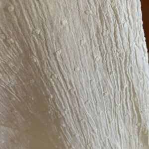 Crinkle Swiss dot cotton